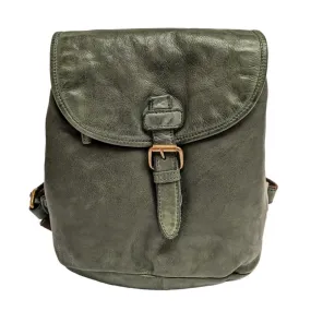 Ashwood Leather Backpack Green