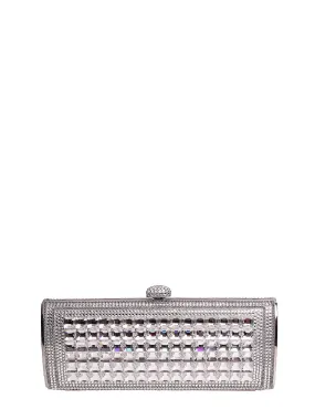 Baguette Silver Clutch