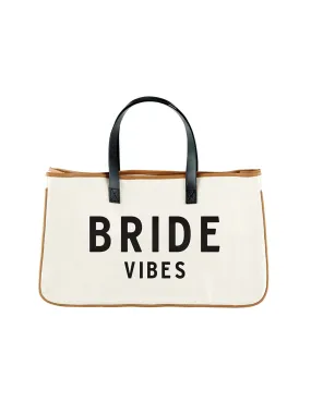 Bride Vibes Canvas Tote