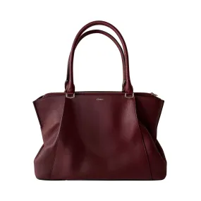 Cartier C de Cartier Leather Handbag