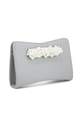 Casual Clutch B21541-Grey