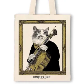 Classicat Tote Bag, Cello