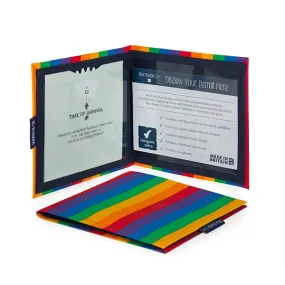 Disabled Blue Badge Wallet in Rainbow