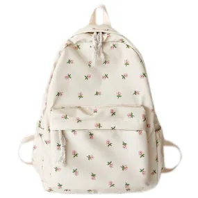 Floral Canvas Backpack