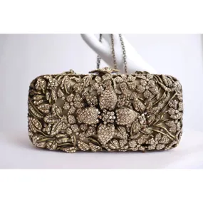 Gold Crystal Clutch