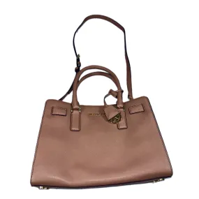 Handbag Leather By Michael By Michael Kors, Size: Medium