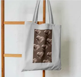 Metallic Hearts Tote Bag