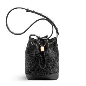 Niko-Niko Mini Bucket Bag - Raffia